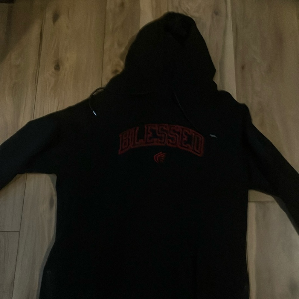Black 'Blessed' Men's Sweater